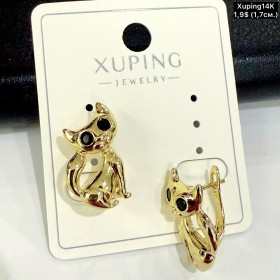 Сережки Xuping14К 10878 (1.7см)	